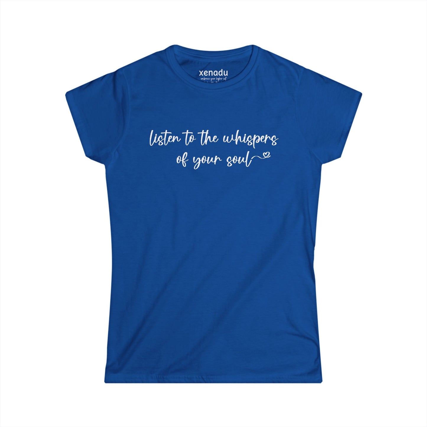 Listen to the Whispers Women's Tee Royal Blue