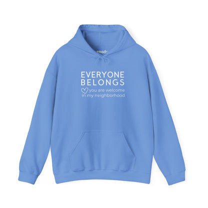 Everyone Belongs Hoodie Carolina Blue Hoodie
