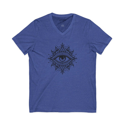 Third Eye V-Neck Tee Heather True Royal V-neck