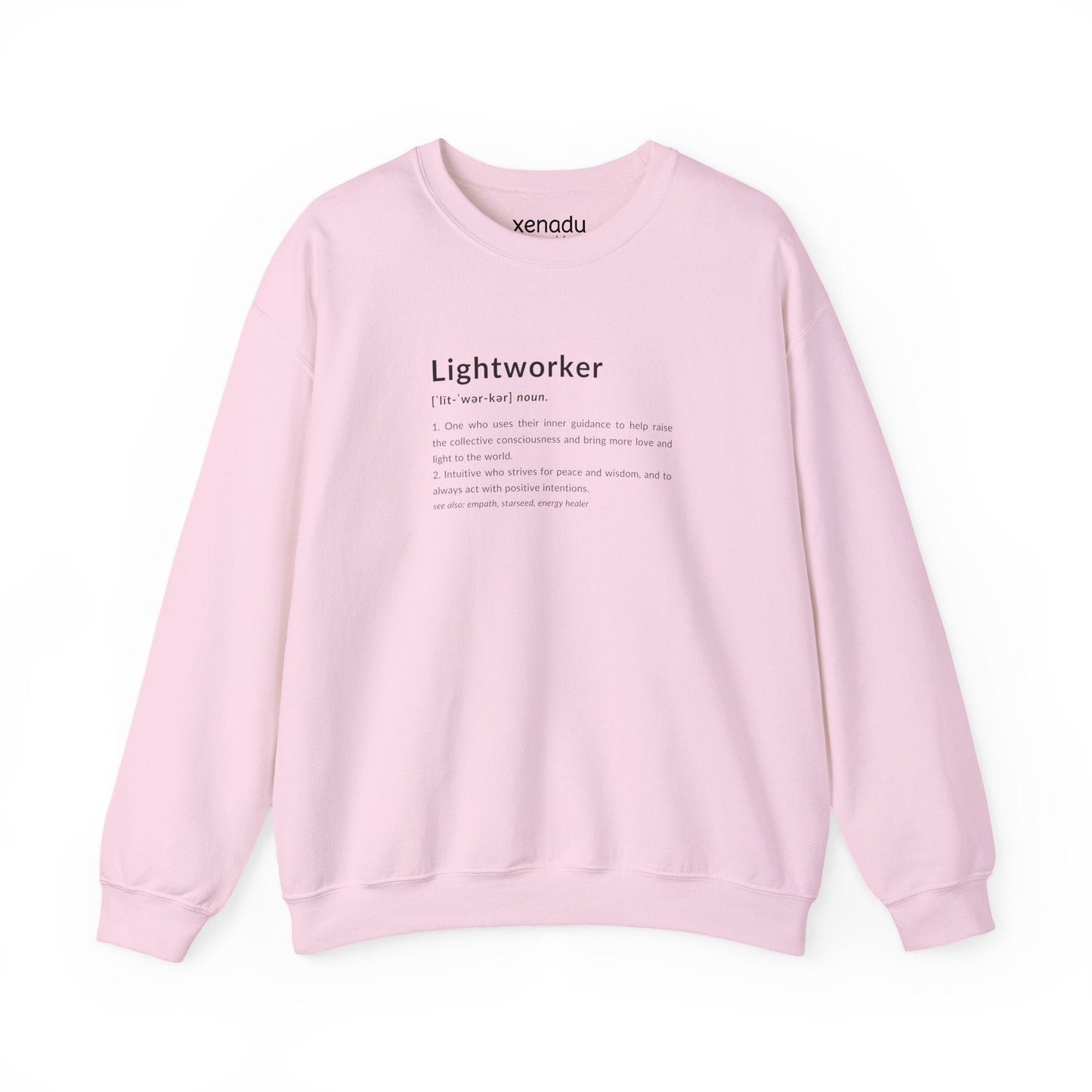 Lightworker Definition Sweatshirt Light Pink Sweatshirt