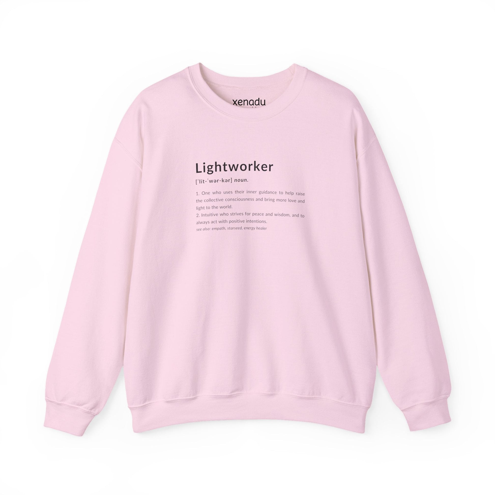 Lightworker Definition Sweatshirt Light Pink Sweatshirt