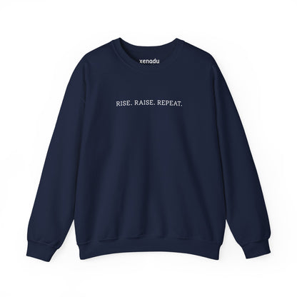 Rise Raise Repeat Sweatshirt Navy