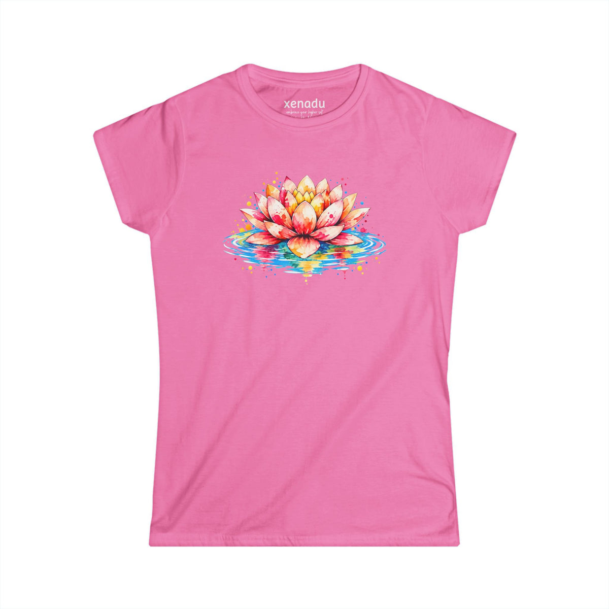 Watercolor Lotus Women's Tee Azalea T-Shirt