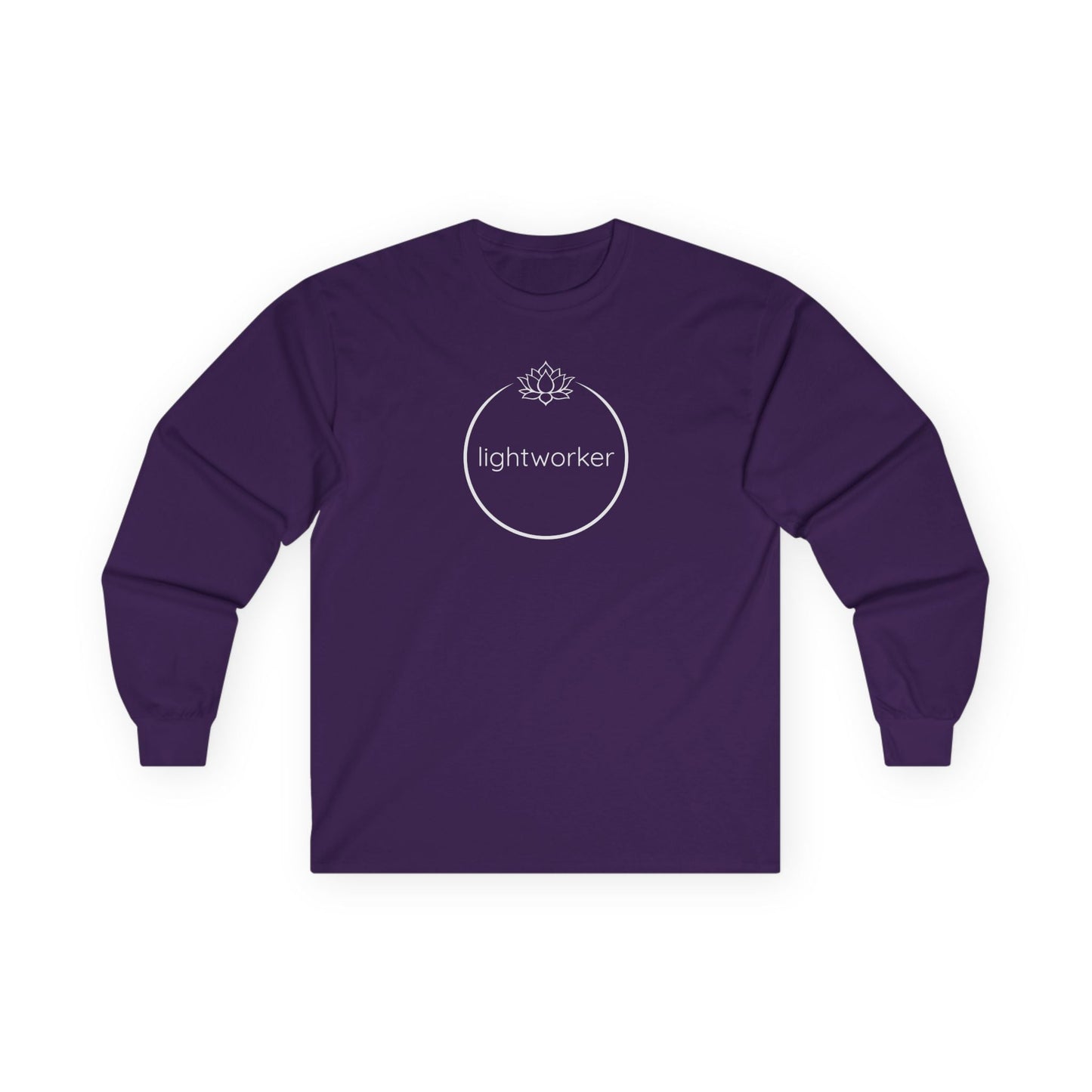 Lightworker Lotus Bloom Long Sleeve Purple Long-sleeve