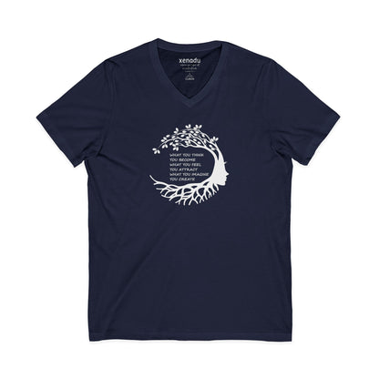 Become Attract Create V-Neck Tee