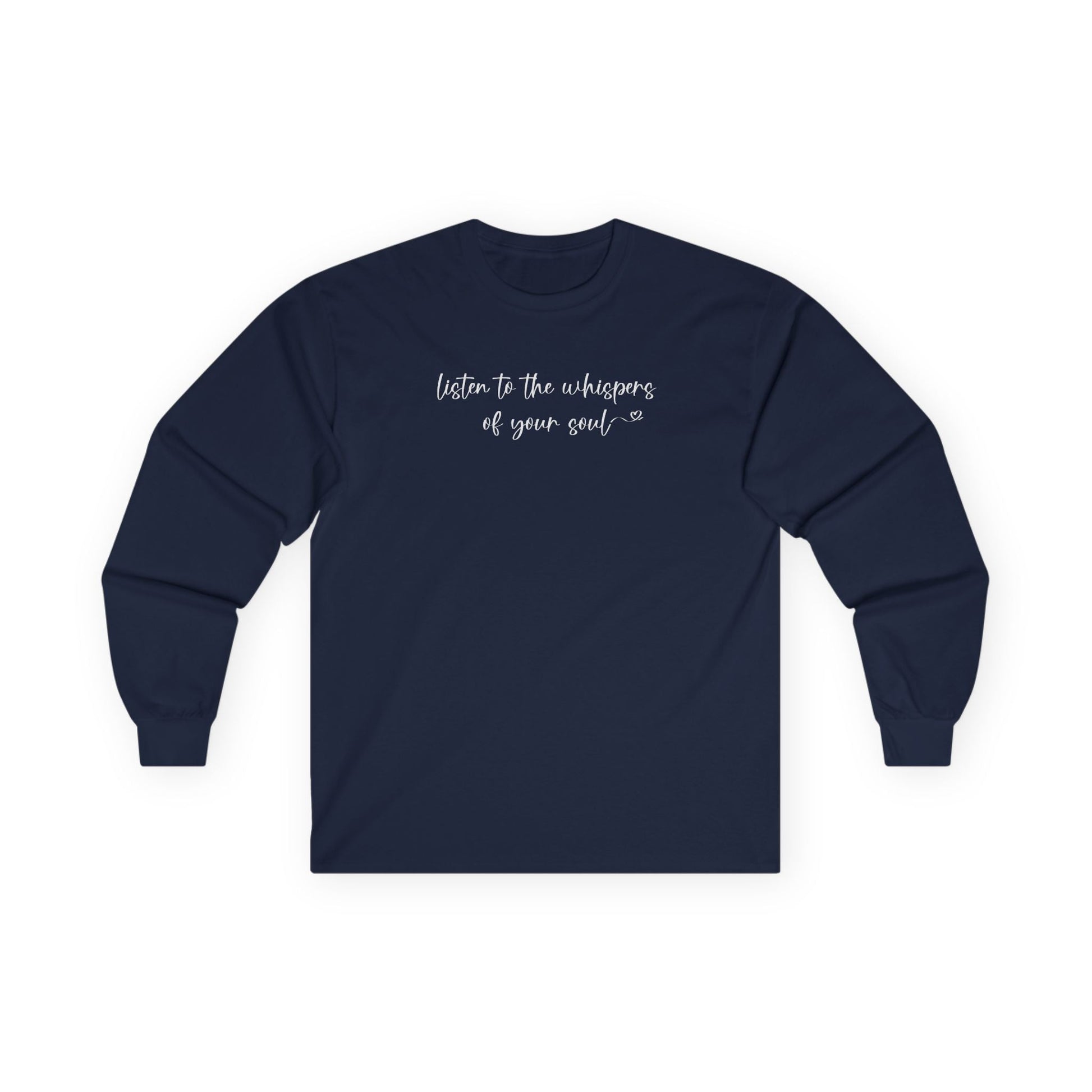 Listen to the Whispers Long Sleeve Tee Navy Long-sleeve