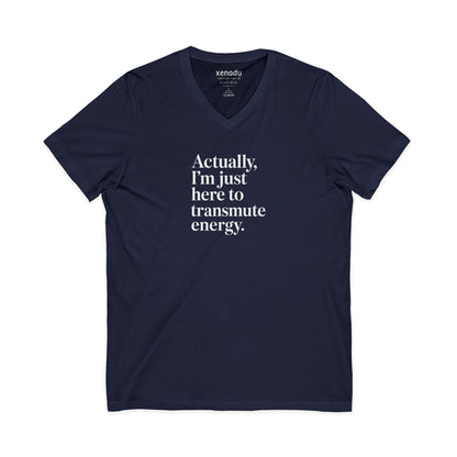 Transmute Energy V-Neck Tee Navy V-neck