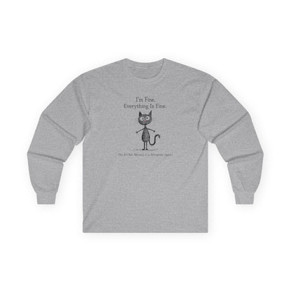 Mercury in Retrograde Long Sleeve Tee Sport Grey Long-sleeve