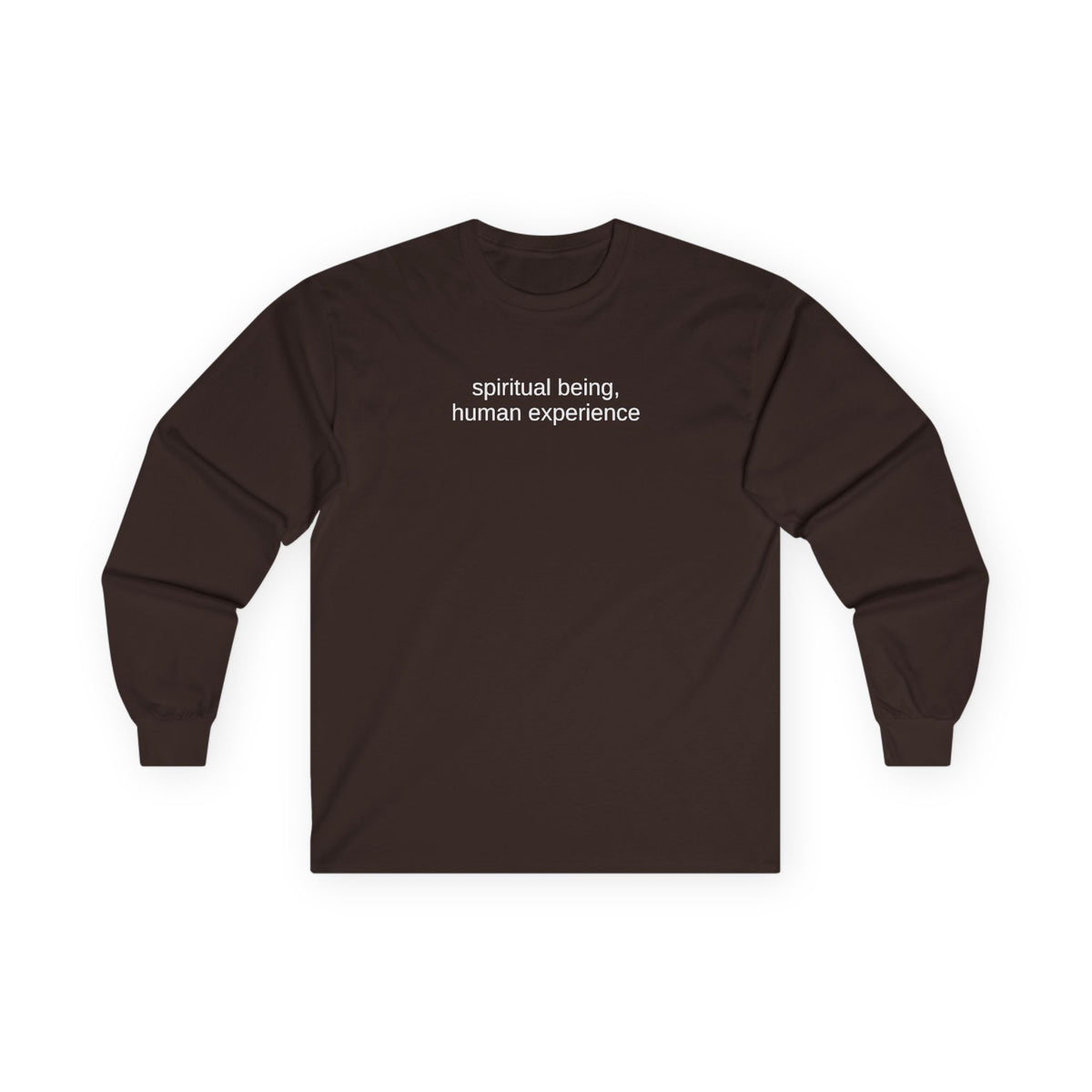 Human Experience Long Sleeve Tee Dark Chocolate Long-sleeve