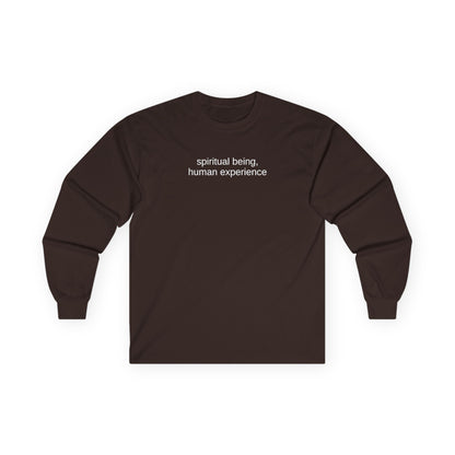 Human Experience Long Sleeve Tee Dark Chocolate Long-sleeve