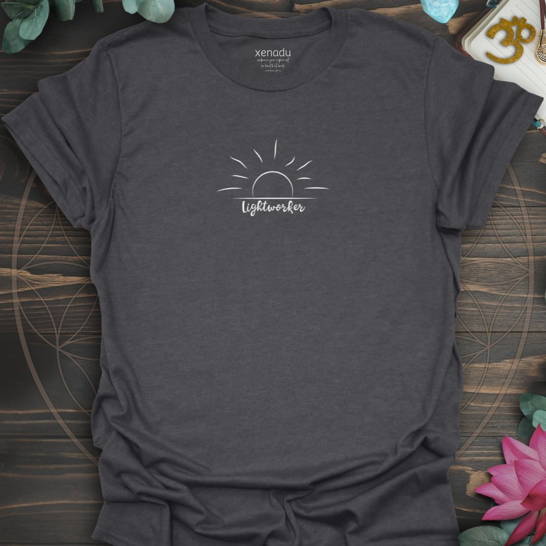 Lightworker Rising Tee Dark Heather Grey T-Shirt