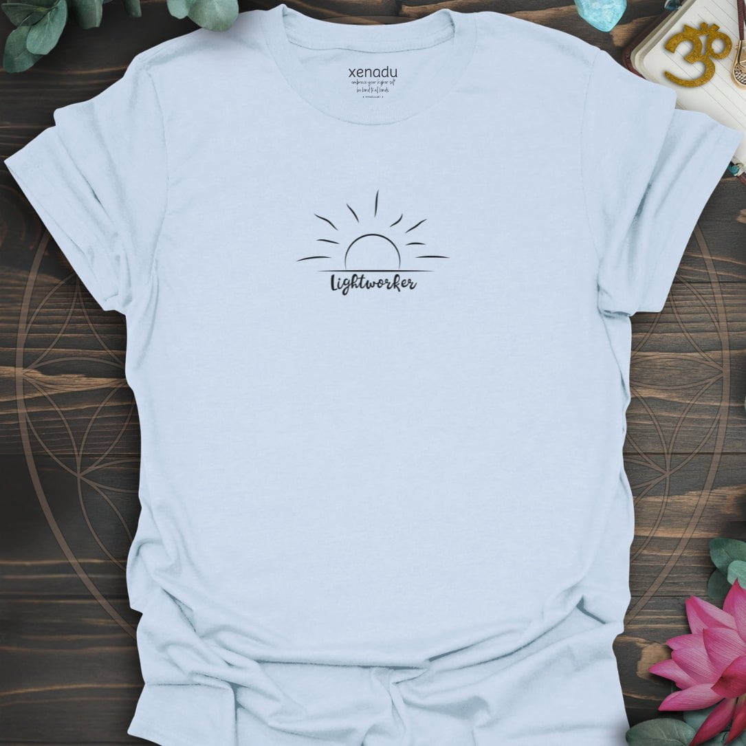 Lightworker Rising Tee Light Blue T-Shirt