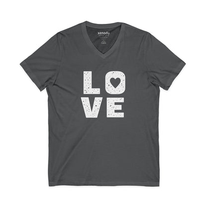 Big Love V-Neck Tee Asphalt V-neck