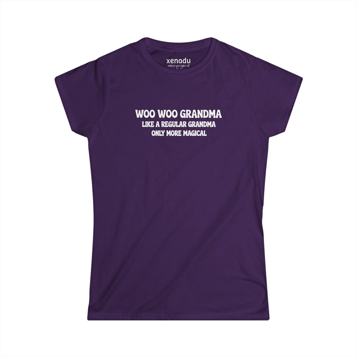 Woo Woo Grandma Women's Tee Purple