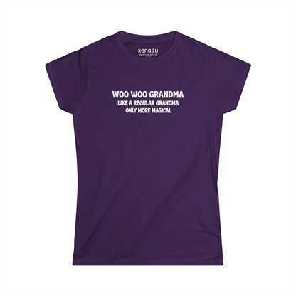 Woo Woo Grandma Women's Tee Purple