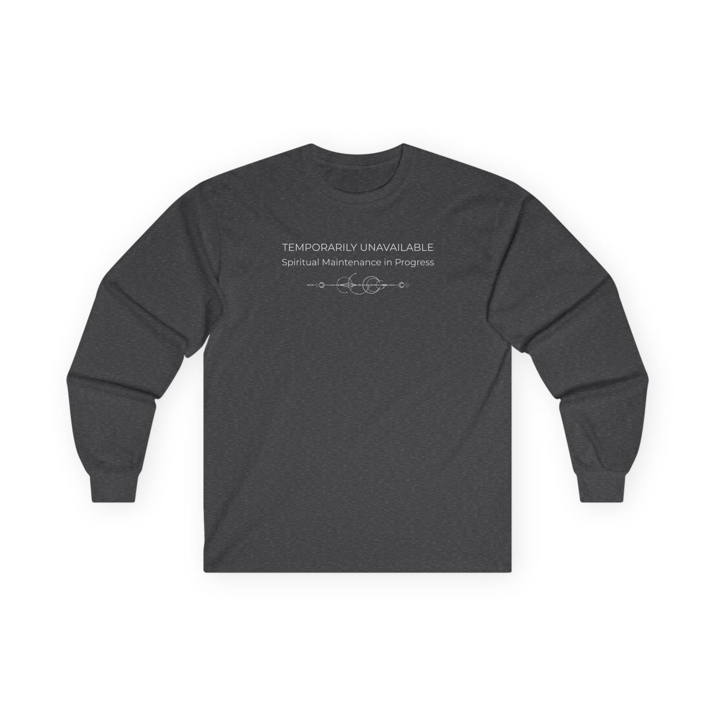 Spiritual Maintenance Long Sleeve Tee Dark Heather Grey Long-sleeve
