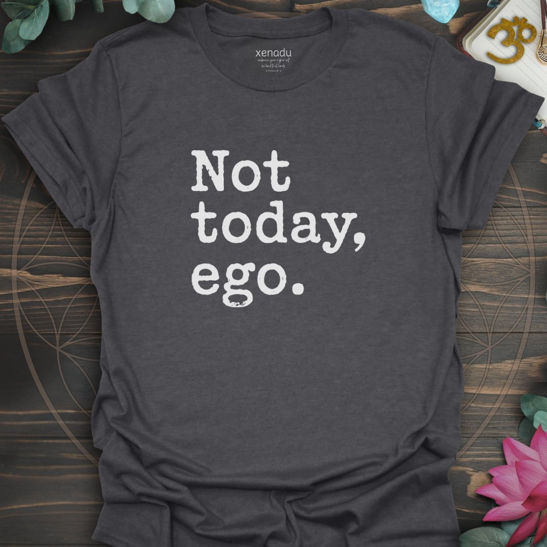 Not Today Ego Tee Dark Heather Grey T-Shirt
