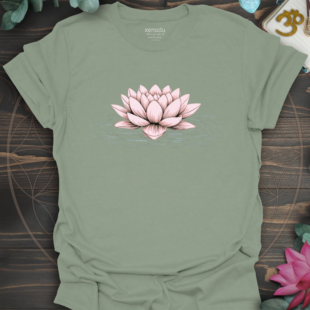 Pink Floating Lotus Tee