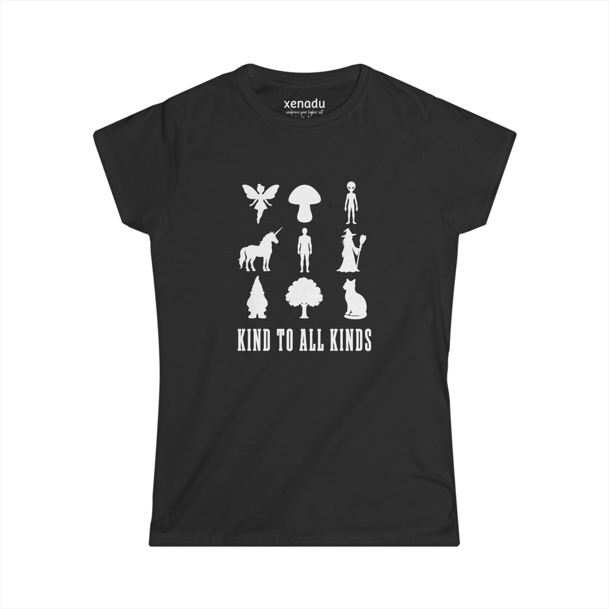 I'm Kind To All Kinds Women's Tee Black