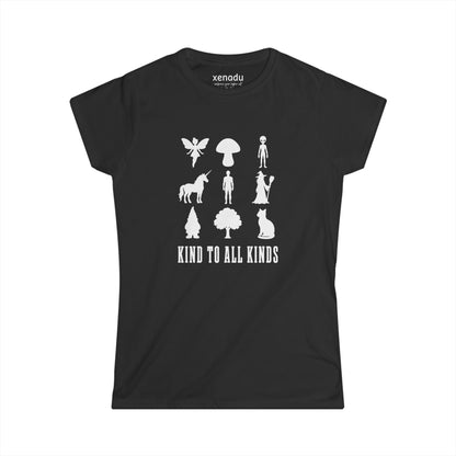 I'm Kind To All Kinds Women's Tee Black