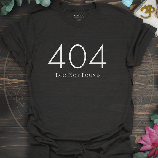 404 Ego Not Found Tee Black T-Shirt