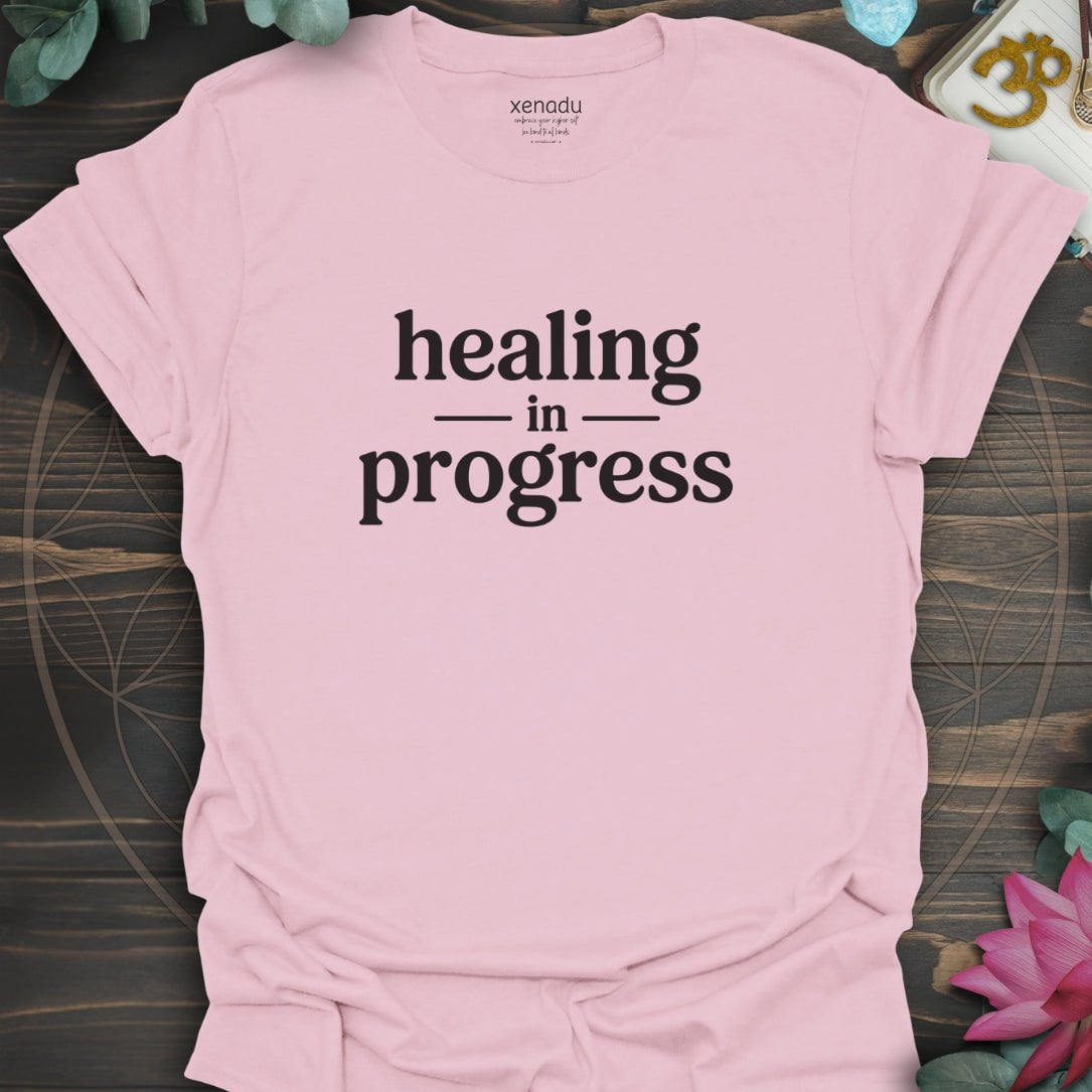 Healing in Progress Tee Light Pink T-Shirt