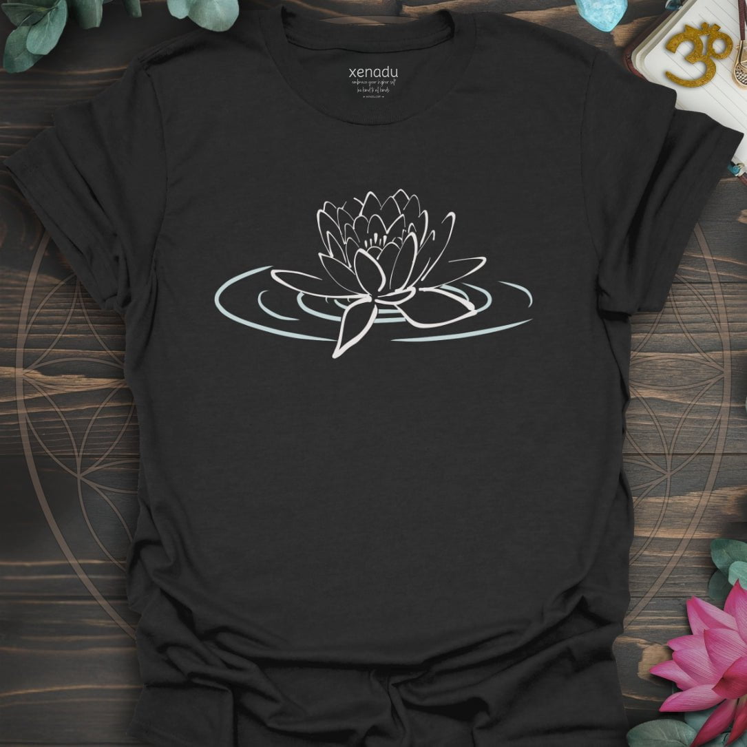 Lotus Afloat Tee Black T-Shirt