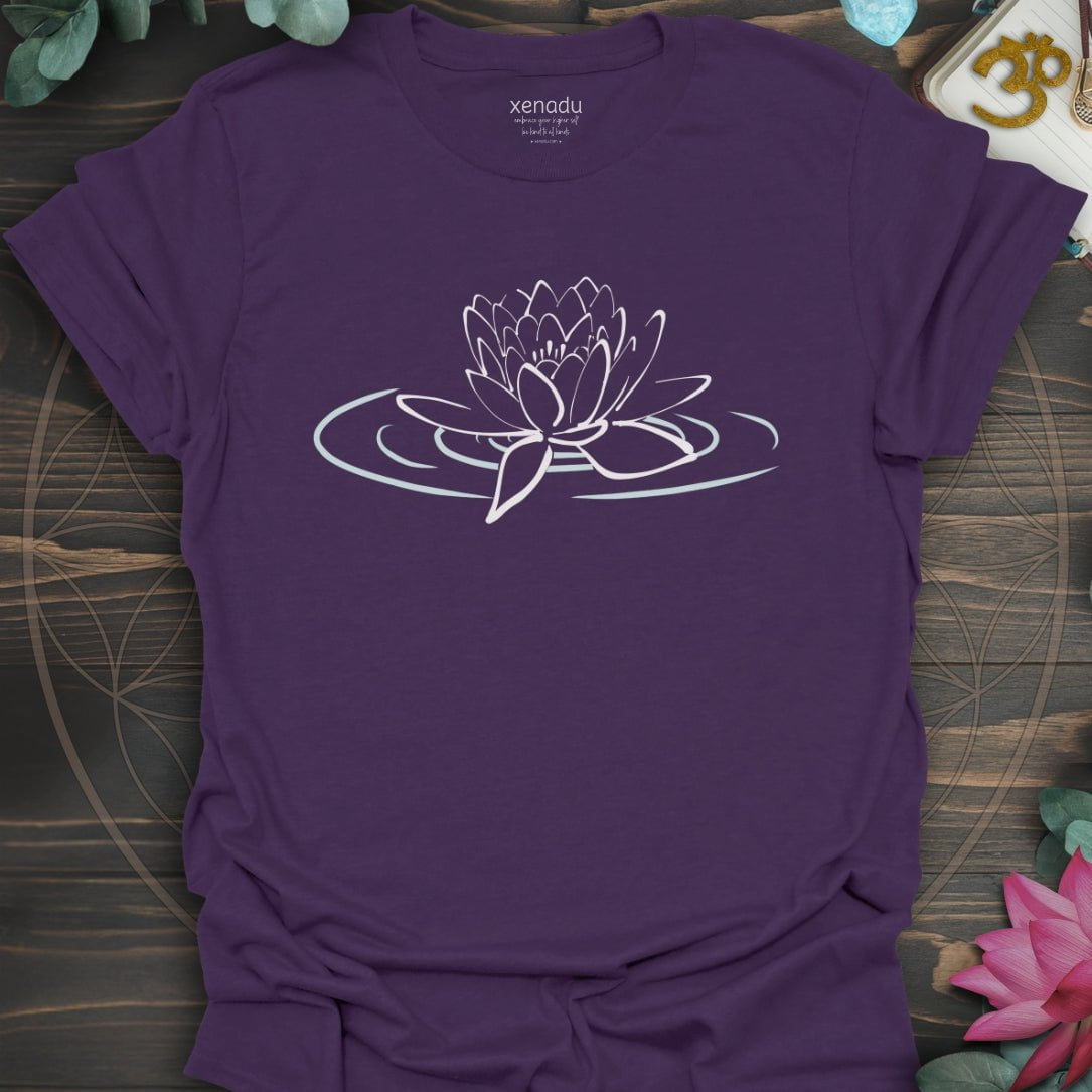 Lotus Afloat Tee Purple T-Shirt