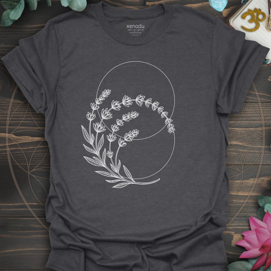 Lavender Harmony Tee Dark Heather Grey T-Shirt