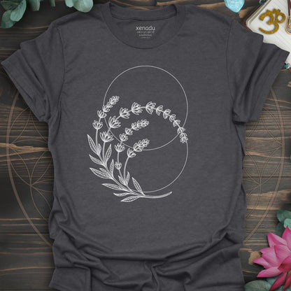 Lavender Harmony Tee Dark Heather Grey T-Shirt