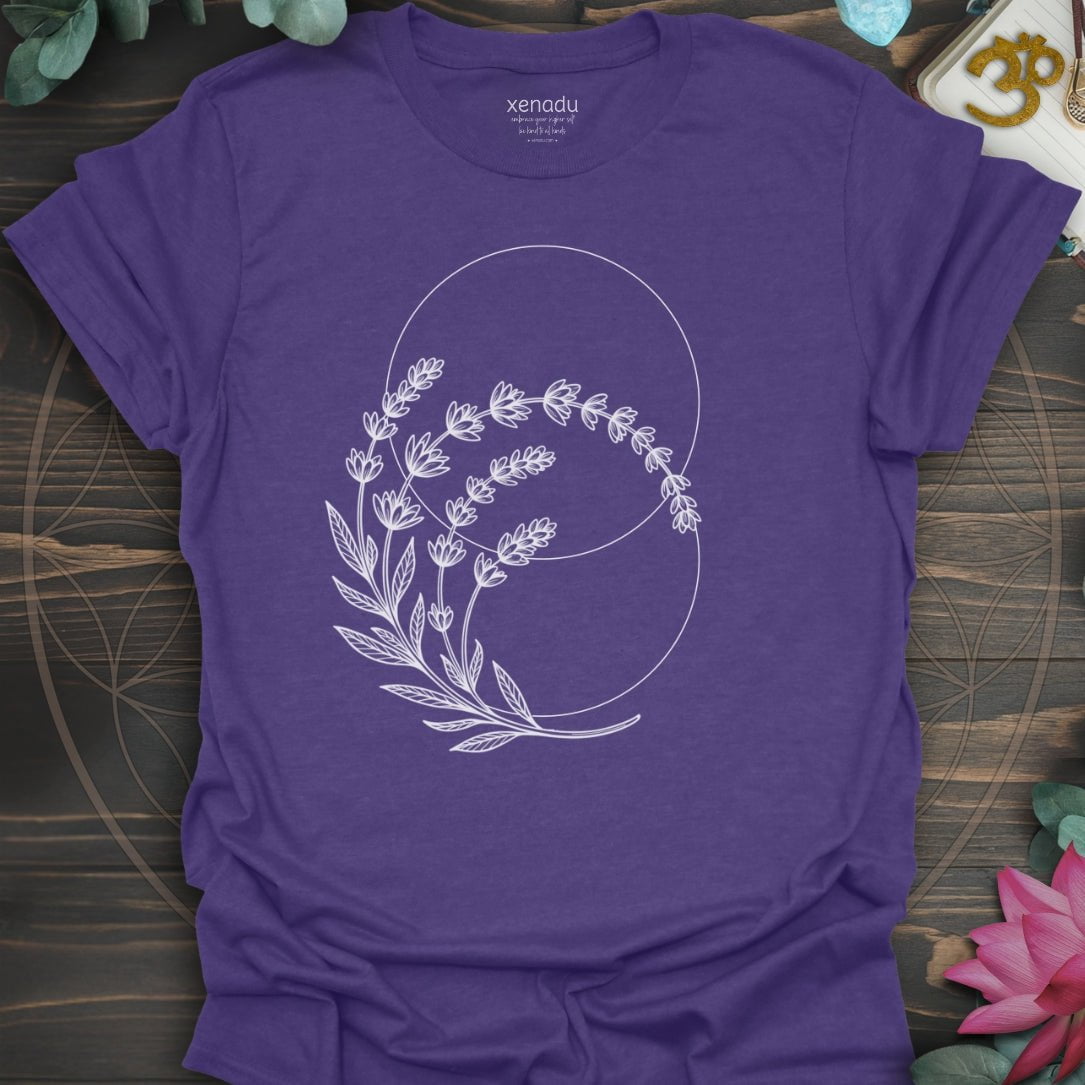 Lavender Harmony Tee Heather Purple T-Shirt