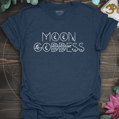 Moon Goddess Tee Heather Navy T-Shirt