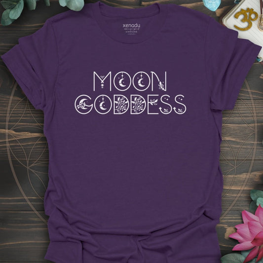 Moon Goddess Tee Purple T-Shirt