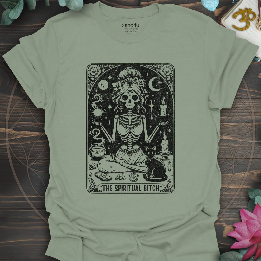 The Spiritual Tarot Tee Sage T-Shirt
