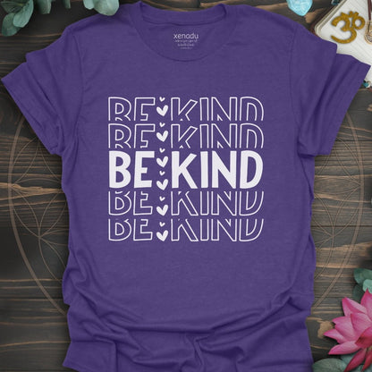 Be Kind Be Kind Tee Heather Purple T-Shirt