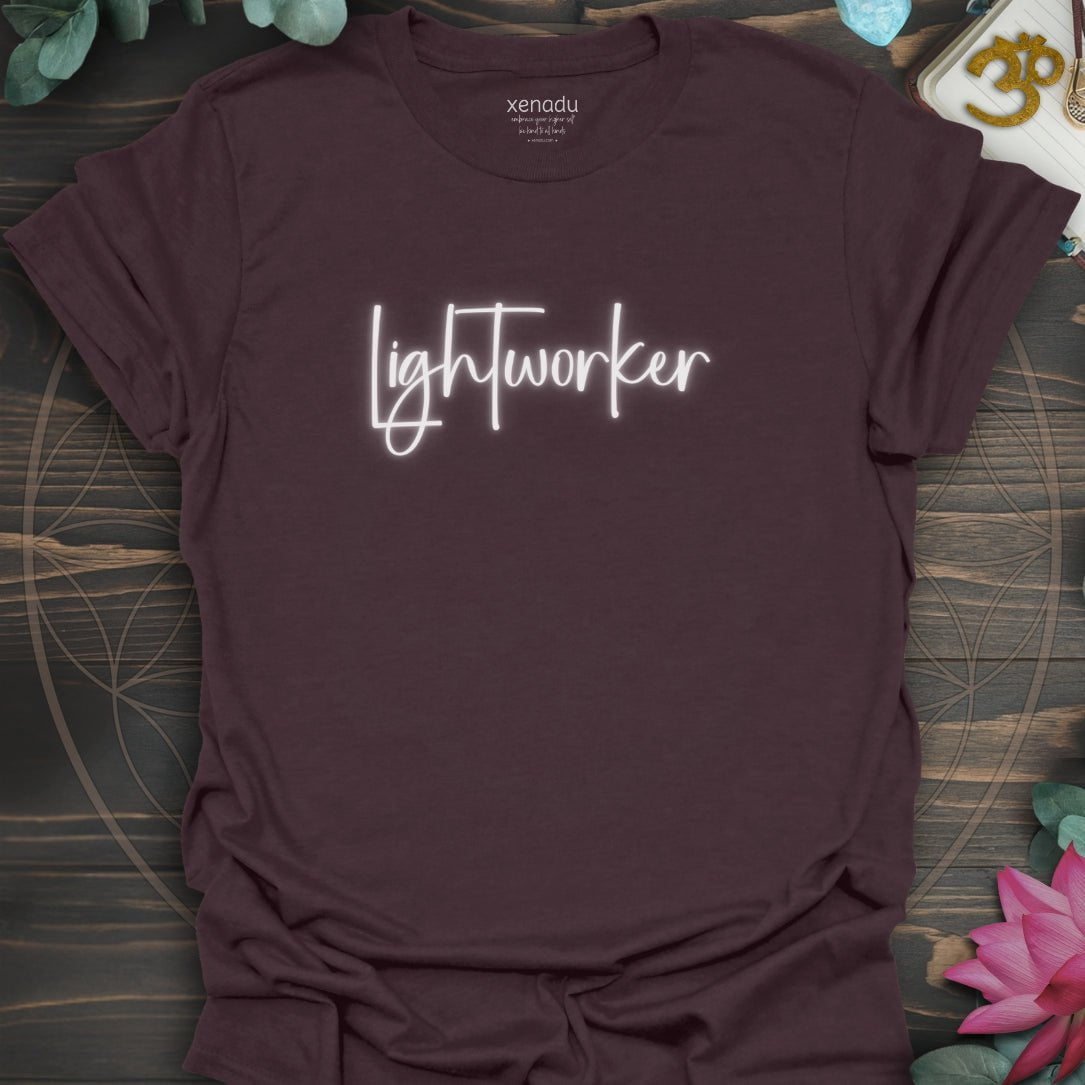 Neon Lightworker Tee Dark Chocolate T-Shirt