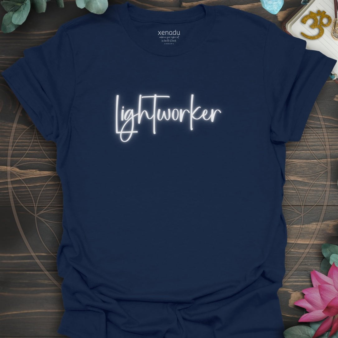 Neon Lightworker Tee Navy T-Shirt