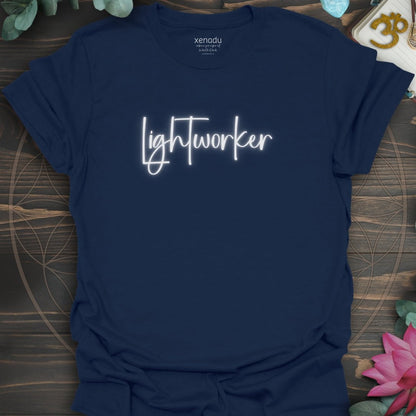 Neon Lightworker Tee Navy T-Shirt