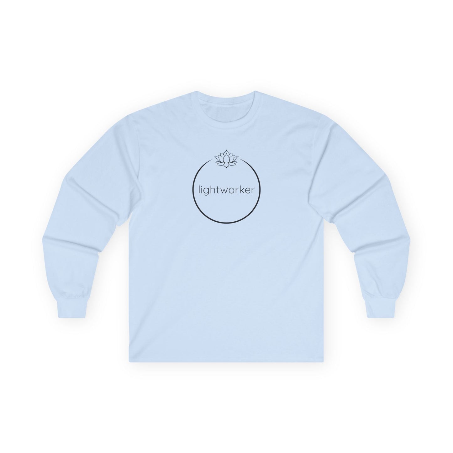 Lightworker Lotus Bloom Long Sleeve Light Blue Long-sleeve