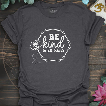 Bee Kind Tee Dark Heather Grey T-Shirt