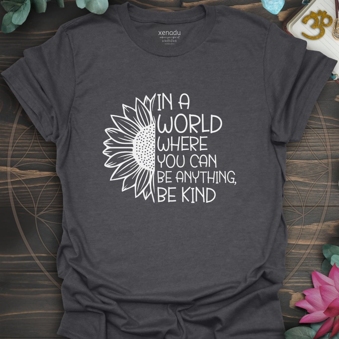 In A World Tee Dark Heather Grey T-Shirt