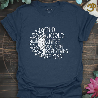 In A World Tee Heather Navy T-Shirt