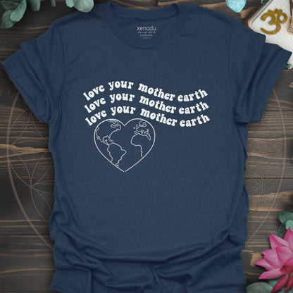 Love Your Mother Earth Tee Heather Navy T-Shirt
