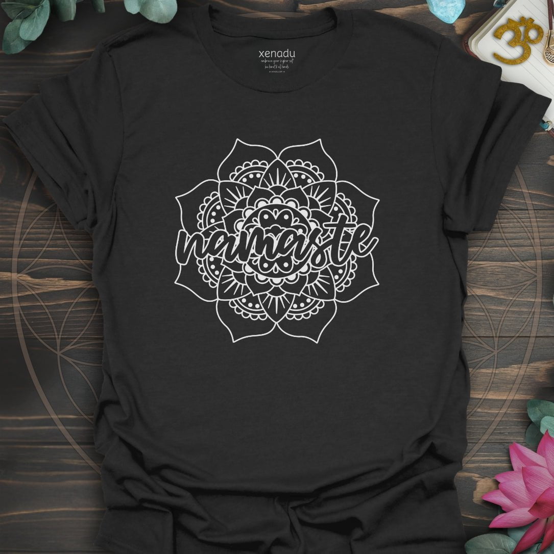 Namaste Mandala Tee Black T-Shirt