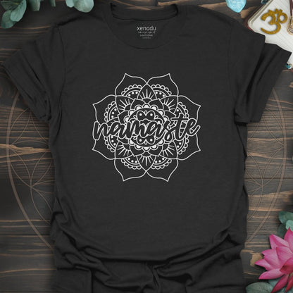 Namaste Mandala Tee Black T-Shirt