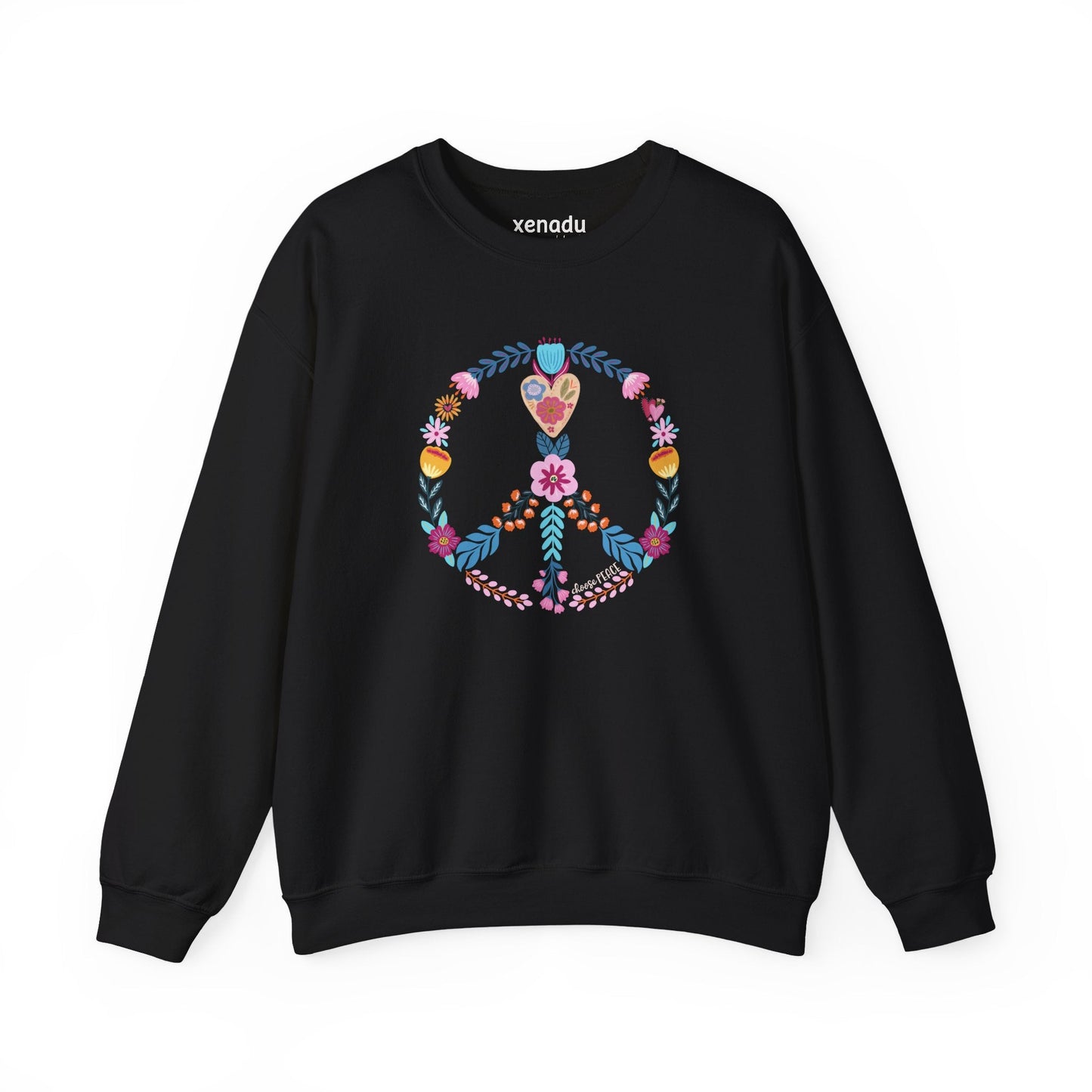 Choose Peace Sweatshirt Black Sweatshirt