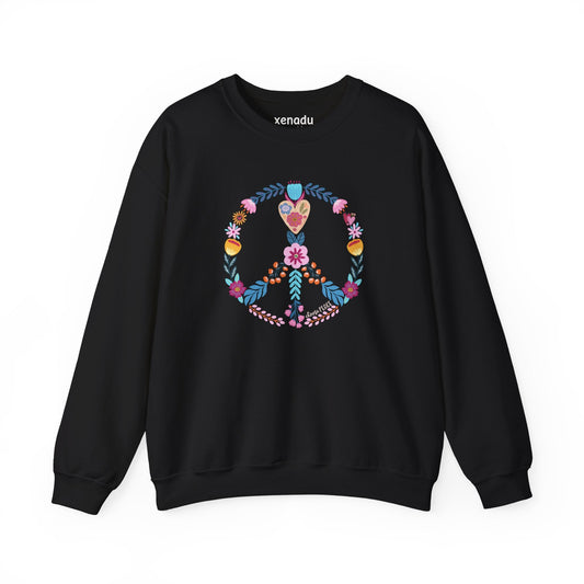 Choose Peace Sweatshirt Black Sweatshirt