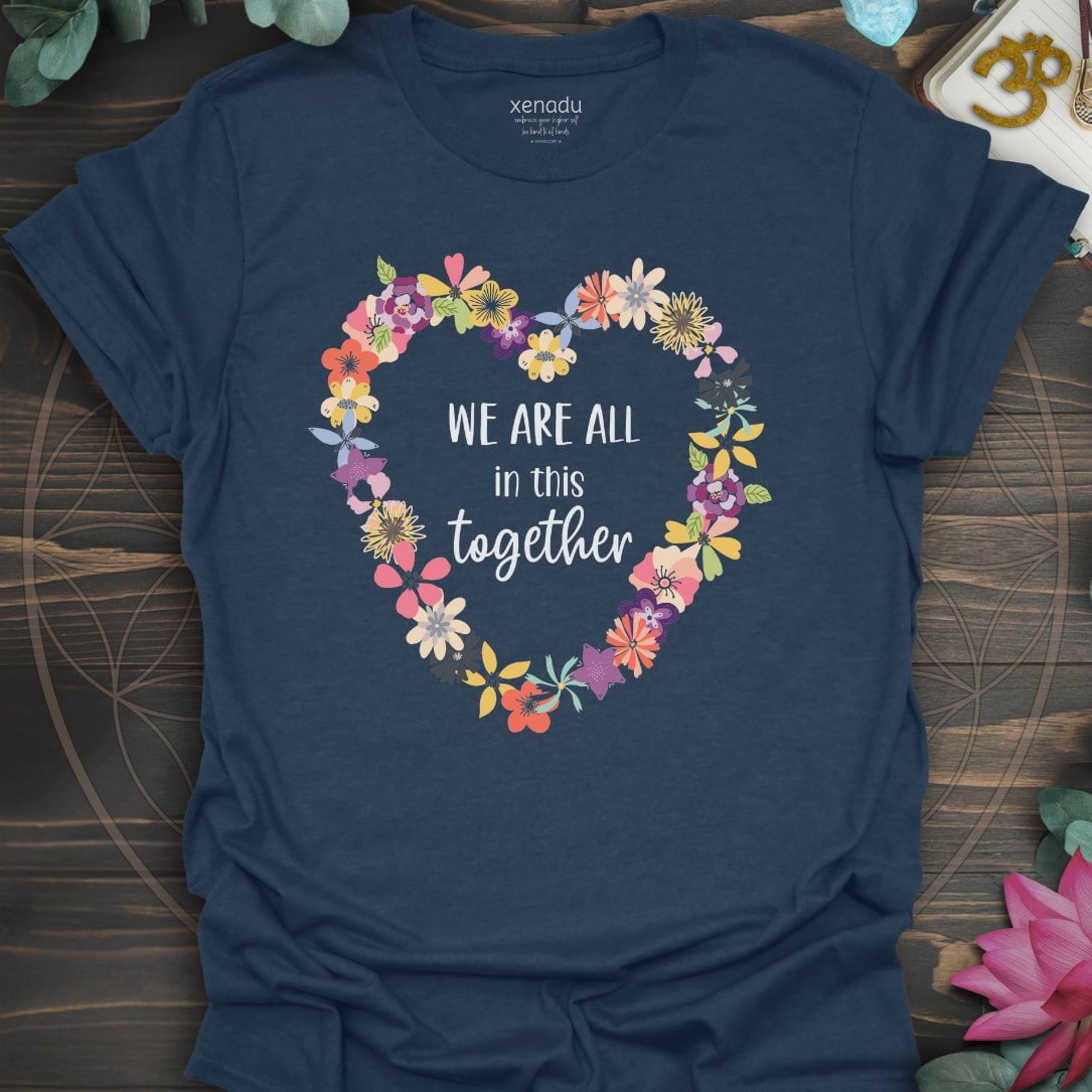 In This Together Tee Heather Navy T-Shirt