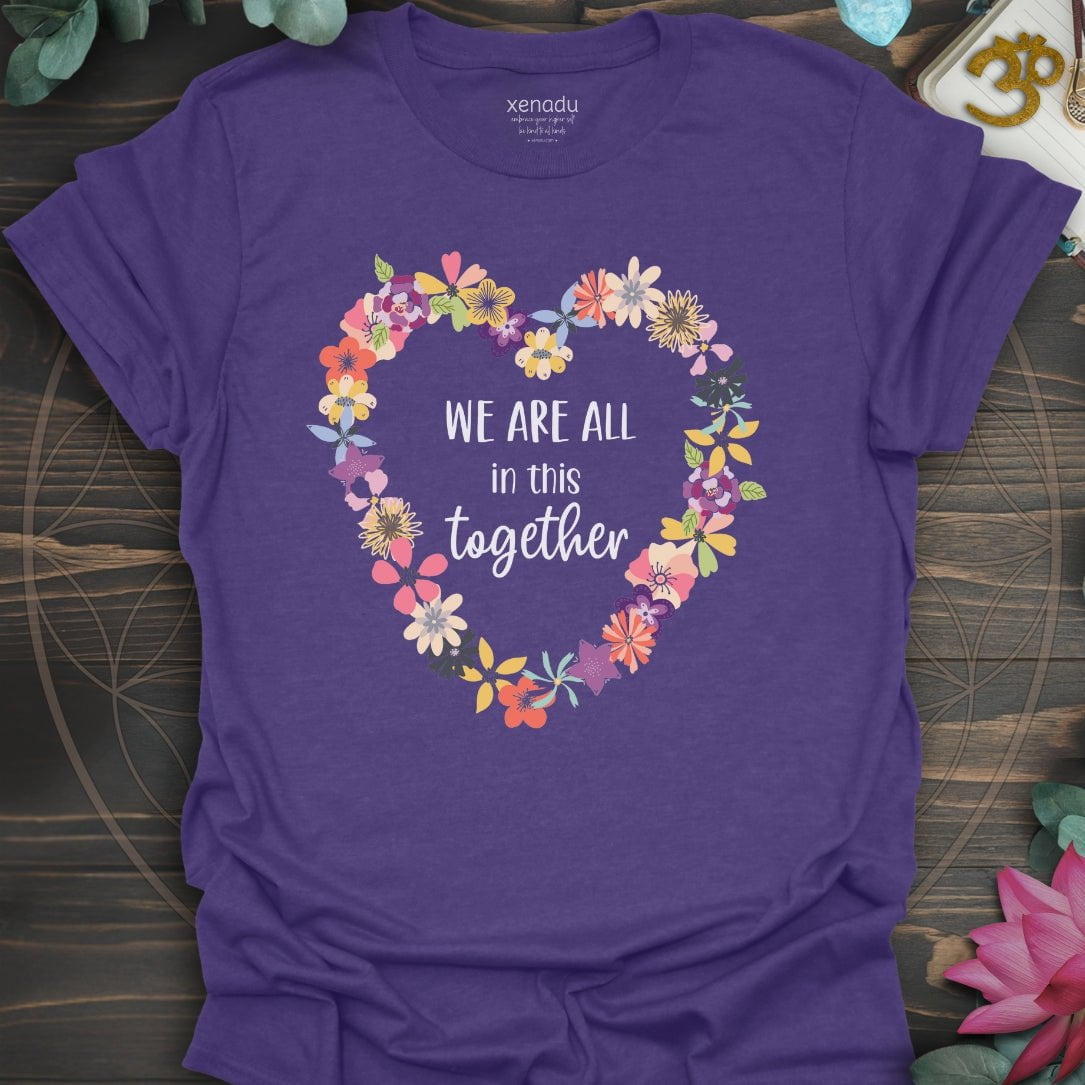 In This Together Tee Heather Purple T-Shirt
