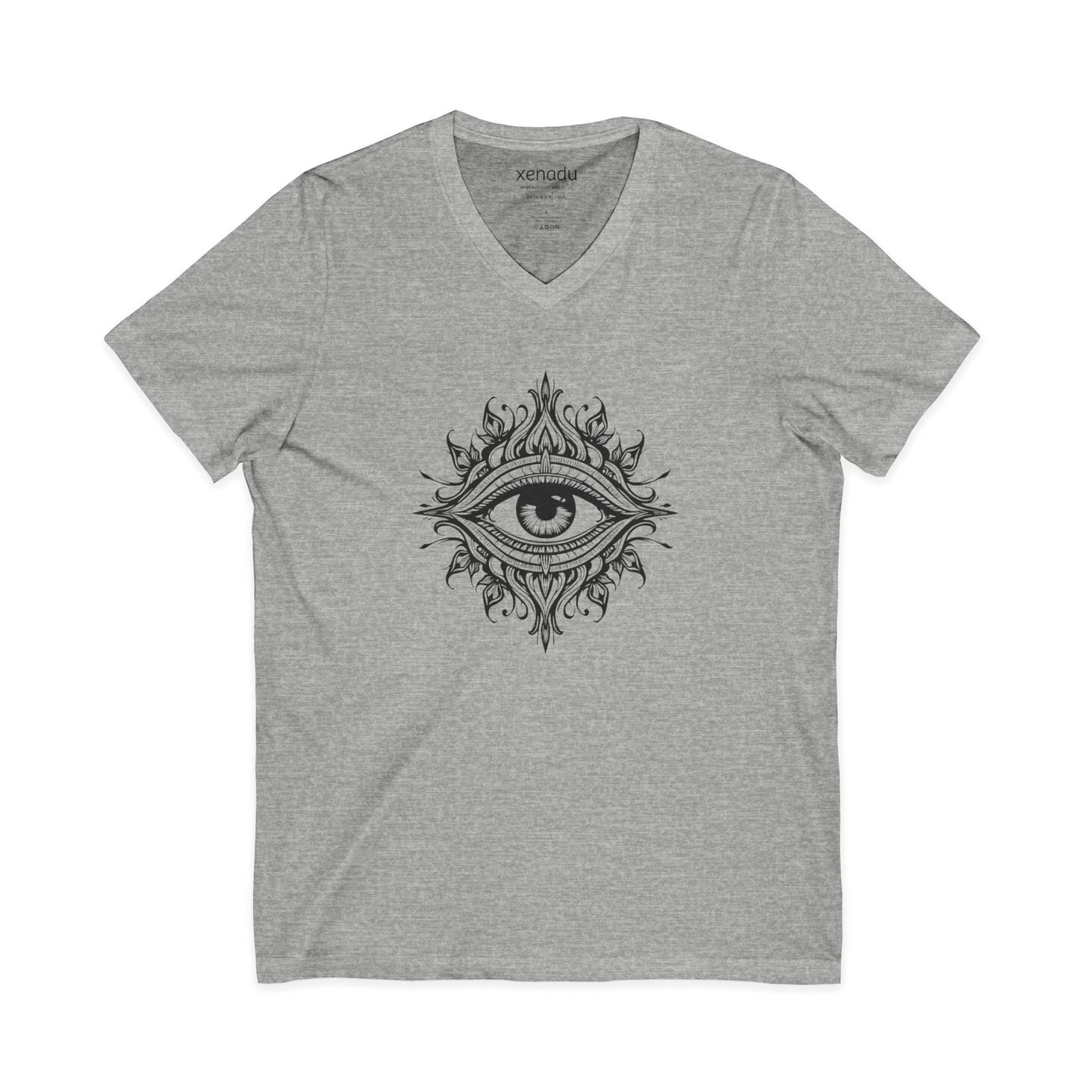 Third Eye V-Neck Tee Sport Grey V-neck